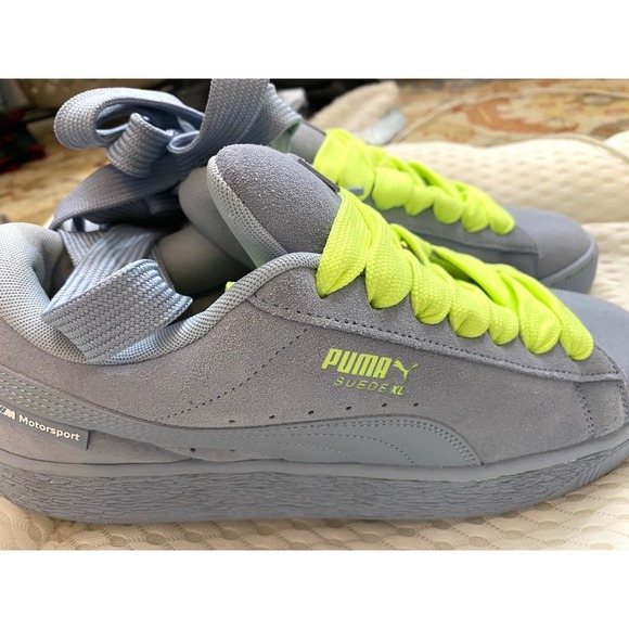 Puma Other - Puma Suede XL BMW M Motorsport M4 CSL Grey Sheen Green 308706-03 Mens Size 12